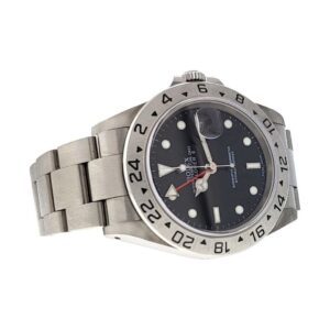 Rolex Explorer II Black Dial 16570 40 mm GMT Stainless Steel