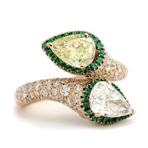 GIA-Certified Fancy Yellow Diamond Ring